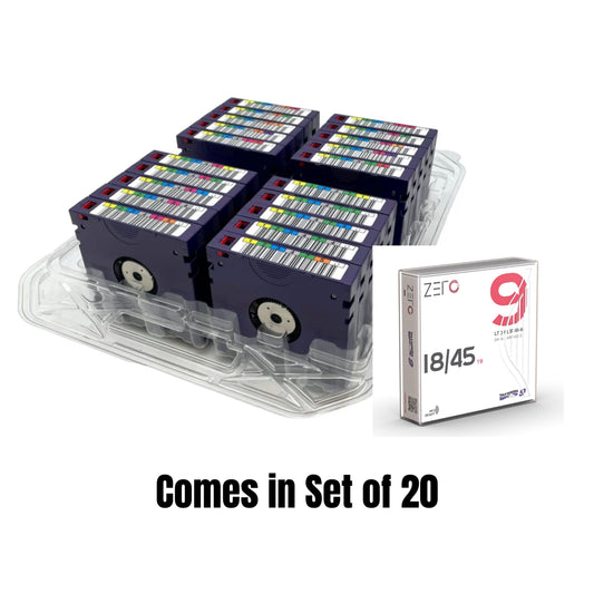 LT0 data cartridge, LTO Ultrium 9 (LTO-9) - Set of 20
