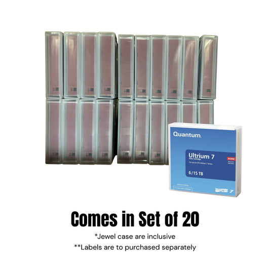 Quantum data cartridge, LTO Ultrium 7 (LTO-7) - Set of 20