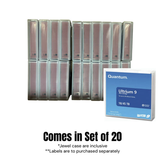 Quantum data cartridge, LTO Ultrium 9 (LTO-9) Set of 20